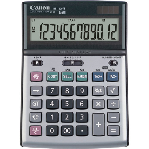 Canon 12-Digit Desktop Calculator, Beige