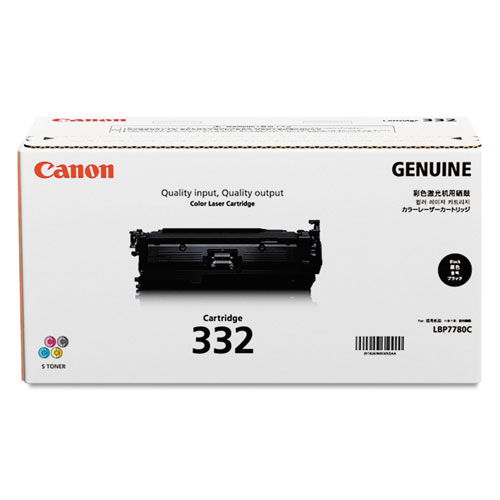 Canon 6264B012 (332LL) Toner, 12000 Page-Yield, Black