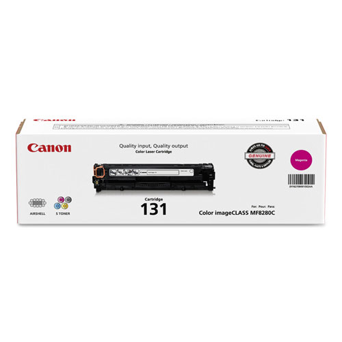 Canon 6270B001 (CRG-131) Toner, 1500 Page-Yield, Magenta
