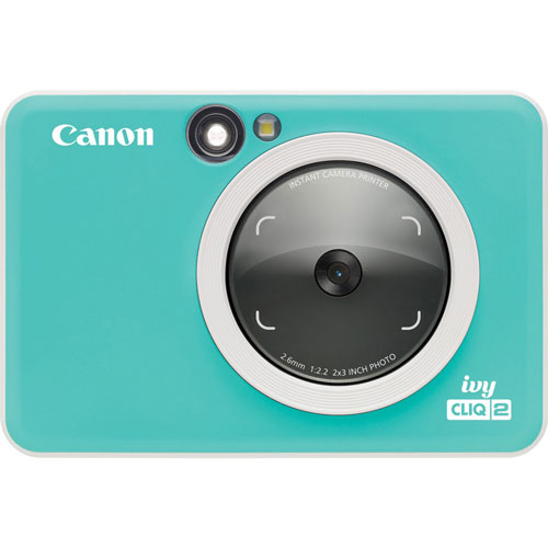 Canon IVY CLIQ 5 Megapixel Instant Digital Camera - Turquoise - Autofocus