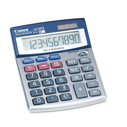 Canon LS-100TS Portable Business Calculator, 10-Digit LCD
