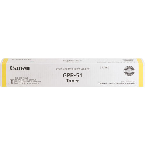 Canon Toner Cartridge for iR Adv C250, GPR51, 21,500 Page Yield, Yellow