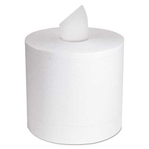 Cascades Select Center-Pull Towel, 2-Ply, White, 11 x 7 5/16, 600/Roll, 6 Roll/Carton