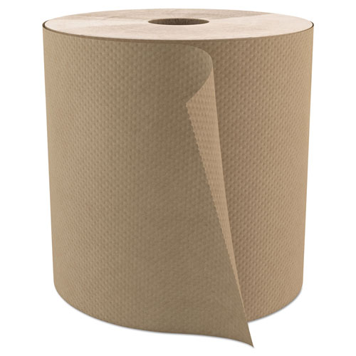 Cascades Select Roll Paper Towels, 1-Ply, 7.9" x 800 ft, Natural, 6/Carton