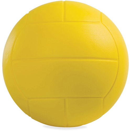 CH Coated Foam Sport Ball, Volleyball, Yellow