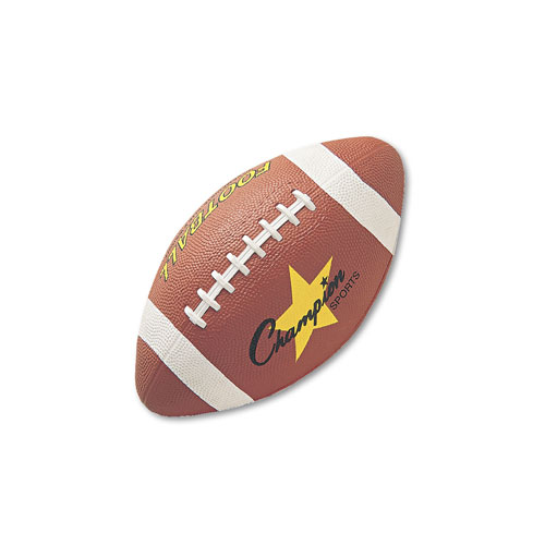 Champion Rubber Sports Ball, For Football, Junior Size, Brown
