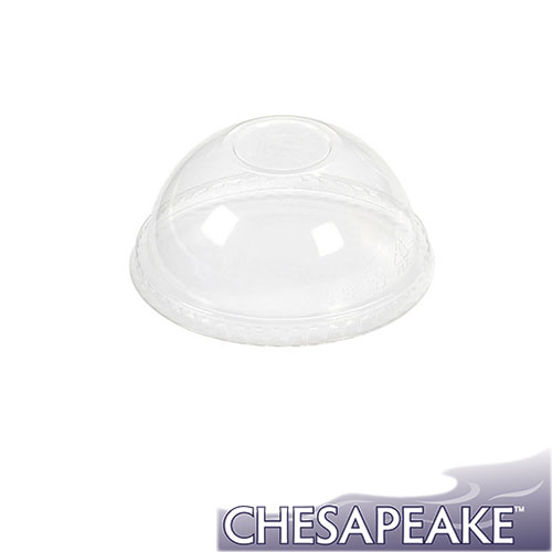 Chesapeake Dome Lid No Hole for 12-24 oz. PET Cold Cups