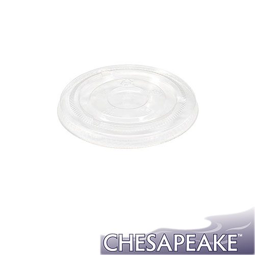 Chesapeake Flat Lid No Hole for 12-24 oz. PET Cold Cups