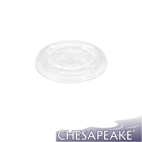 Chesapeake Flat Lid No Hole for 9 oz. PET Cold Cup