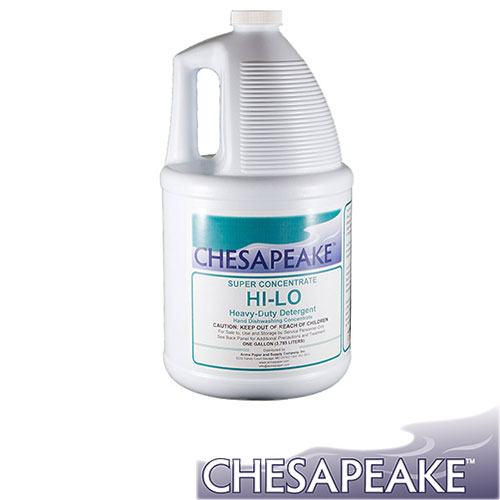 Chesapeake Hi-Lo Dish Detergent, Gallon Bottle