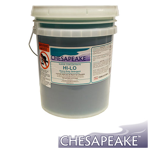 Chesapeake Hi-Lo Heavy Duty Dish Detergent Concentrate, 5 Gallon Pail