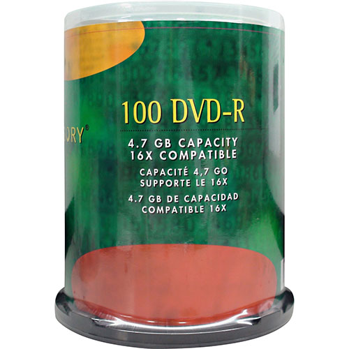 Compucessory DVD-R, 700MB, 80Min, 100/PK