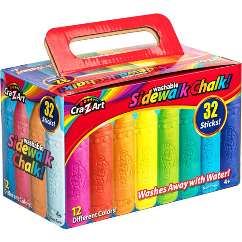 Cra-Z-Art® Sidewalk Chalk, Assorted, 32/Box
