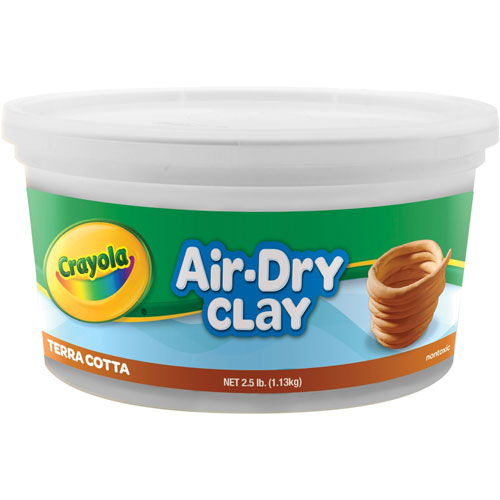 Crayola Air-Dry Clay, 2.5 lbs., Terre Cotta
