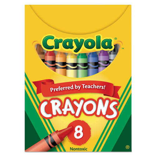 Crayola Classic Color Crayons, Tuck Box, 8 Colors