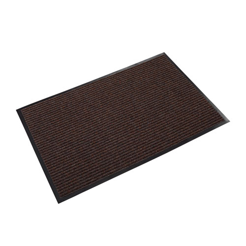 Crown Needle Rib™ Vinyl & Polyproylene Scraper Mat, 3' x 5', Brown