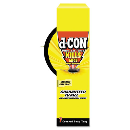 NEW d-CON Ultra Set covered mouse trap dCon - A BETTER REUSABLE