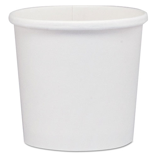Dart Flexstyle Dbl Poly Paper Containers, WH, 12 oz, 3 3/5", 25/Bag, 20 Bags/Carton
