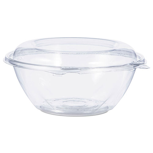 Dart Tamper-Resistant, Tamper-Evident Bowls with Dome Lid, 24 oz, Clear, 150/Carton