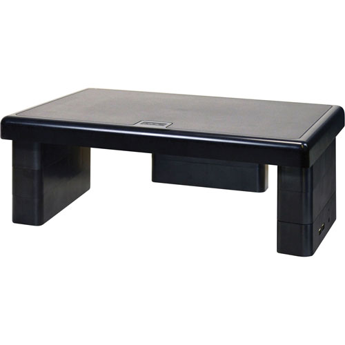 Data Accessories Corp USB Monitor Stand, 10-1/2" x 4-3/4" x 13", Black