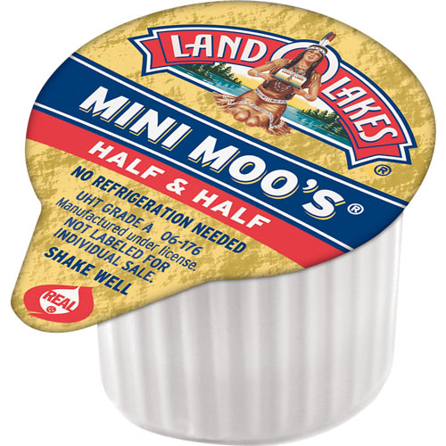 Dean Foods Mini Moo's Half & Half, .5 oz, 192/Carton