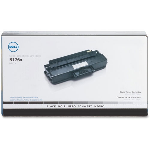 Dell Toner Cartridge, f/1260/1265, 2500 Page Yield, BK