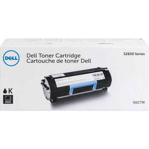 Dell Toner Cartridge for S2830, 8500 Page High Yield, Black