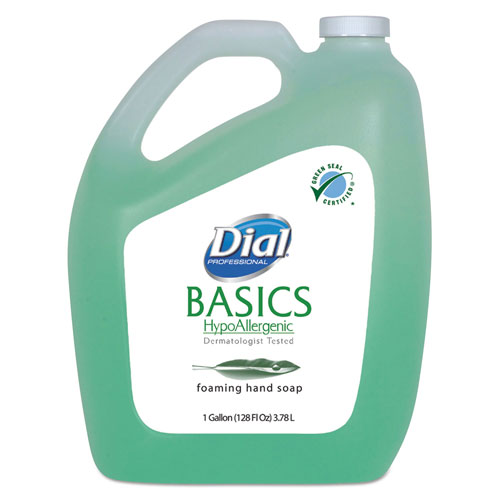 Dial Basics Foaming Hand Soap, Original, Honeysuckle, 1 gal Bottle