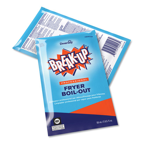 Diversey Fryer Boil-Out, Ready to Use, 2 oz Packet, 36/Carton