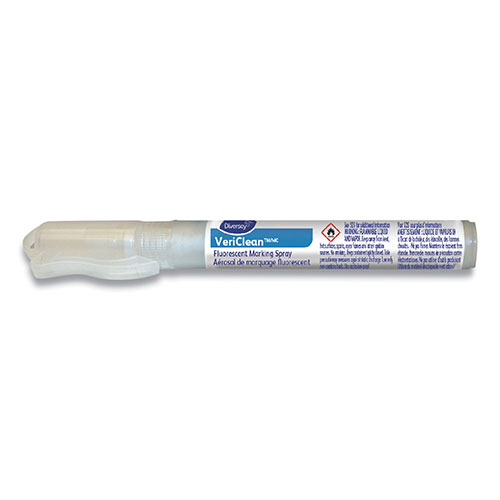 Diversey Vericlean Fluorescent Marking Spray, 10 mL Spray, 6/Carton