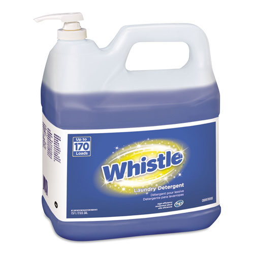 Diversey Whistle Laundry Detergent (HE), Floral, 2 gal Bottle, 2/Carton