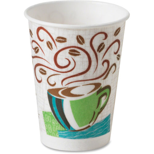 Dixie PerfecTouch® 16 Oz Hot Paper Cups, Coffee Design, Pack of 25