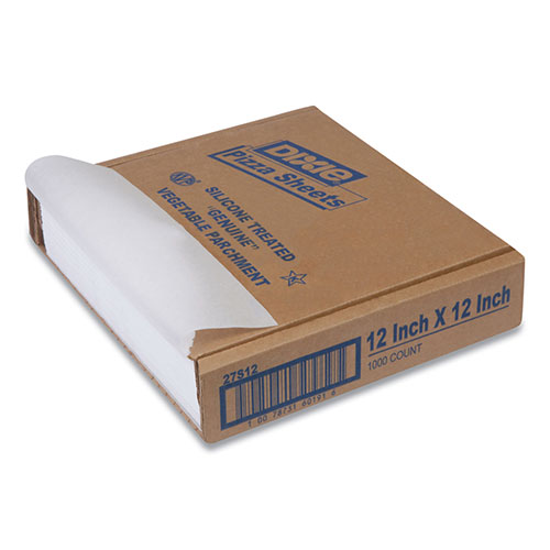 Dixie Yellow Label Parchment Pan Liner, 12 x 12, 1000/Carton