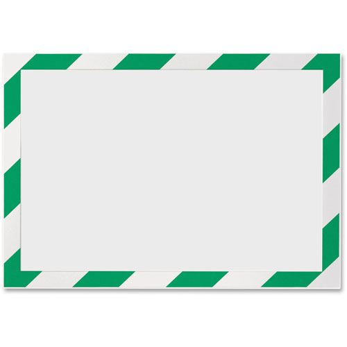 Durable Self Adhesive Frame, Ltr, Green/White