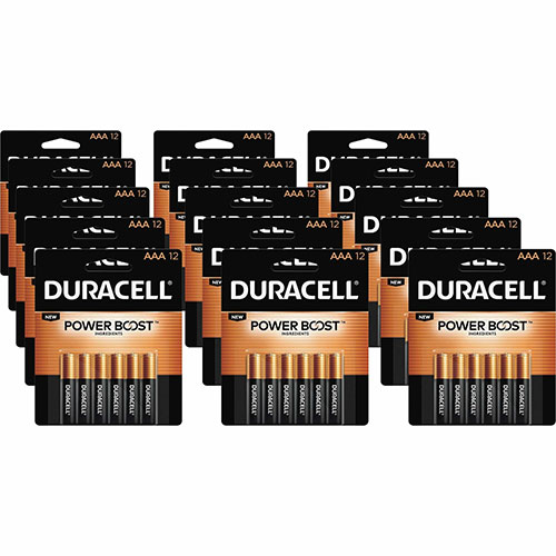 Duracell CopperTop Battery, AAA, Alkaline, 144/Carton