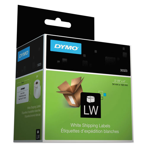 Dymo LabelWriter Shipping Labels, 2.12" x 4", White, 220 Labels/Roll