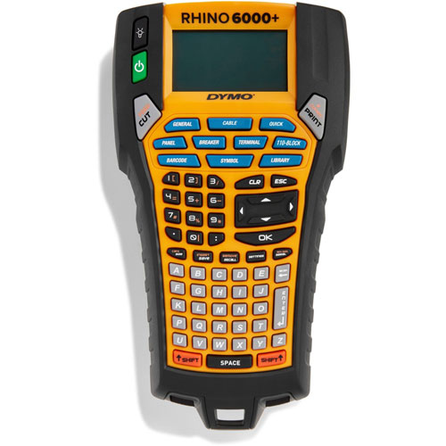 Dymo Rhino 6000+ Industrial Label Maker with Carry Case, 0.4"/s Print Speed, 5.4 x 2.5 x 9.7