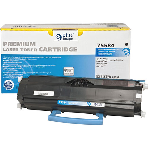 Elite Image Remanufactured Toner Cartridge, Alternative for Dell (310-8707), Laser, 6000 Pages, Black, 1 Each
