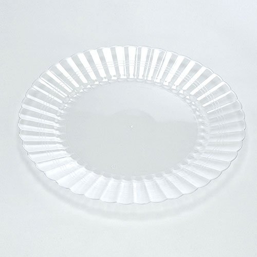 EMI Yoshi Plastic Salad Plate, 7.5", Clear