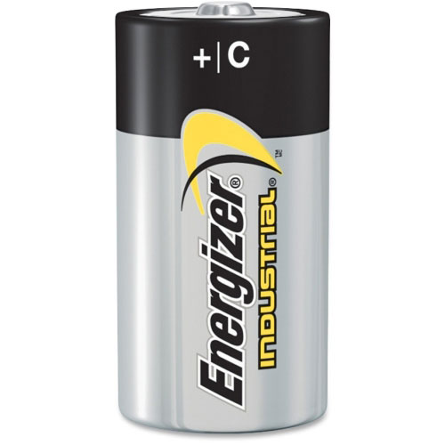 Energizer Industrial Alkaline Battery, C, 6BX/CT