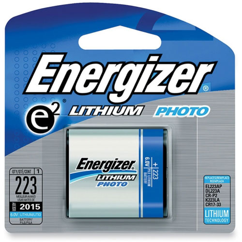Energizer Lithium Photo Battery, For Electronics, 6 Volt, 4BX/CT