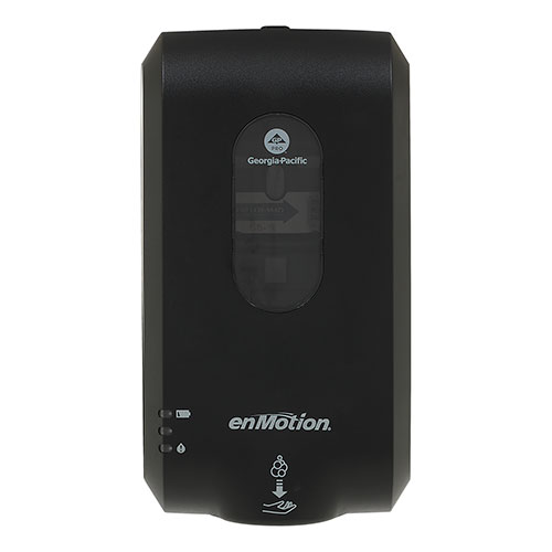 enMotion Gen2 Automated Touchless Hand Soap and Hand Sanitizer Dispenser, Black, 6.54" W x 4" D x 11.72" H