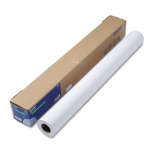 Epson Non-Glare Matte Surface Paper, 2" Core, 8.3 mil, 36" x 82 ft, Matte White