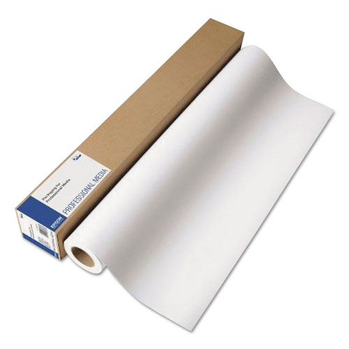 Epson Professional Media Metallic Photo Paper, 10.5 mil, 16" x 100 ft, Gloss White