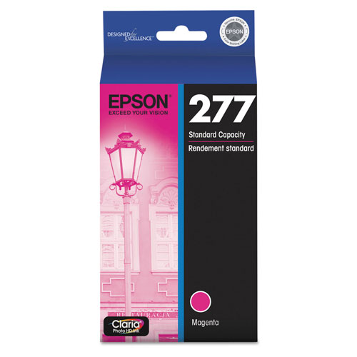 Epson T277320S (277) Claria Ink, 360 Page-Yield, Magenta