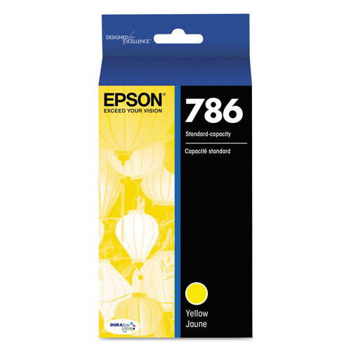 Epson T786420S (786) DURABrite Ultra Ink, Yellow