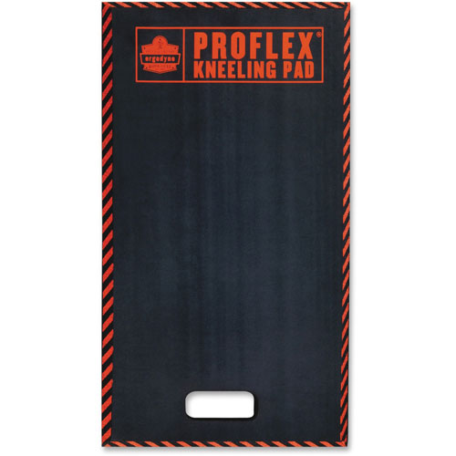 Ergodyne ProFlex 385 Large Kneeling Pad, 16 x 28 x 1, Black/Orange