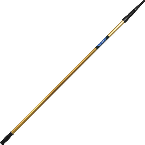 Ettore Products Extension Pole, 3-Section, 1-7/10"Wx1-7/10"Lx83"H, Gold/Black