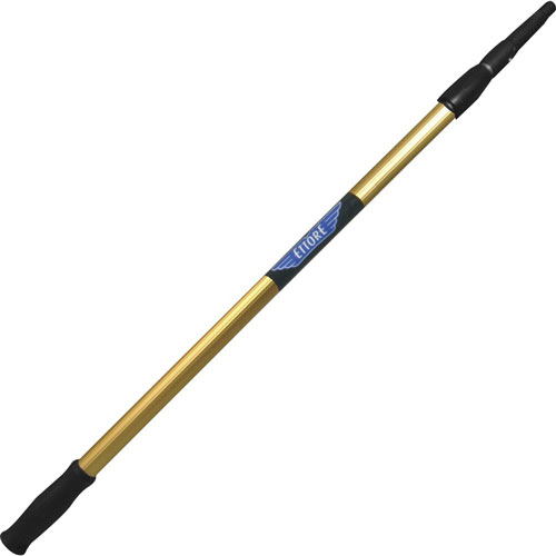 Ettore Products REA-C-H 2-Section Pole, 48" Length, Gold, Black, Anodized Aluminum, 6/Carton