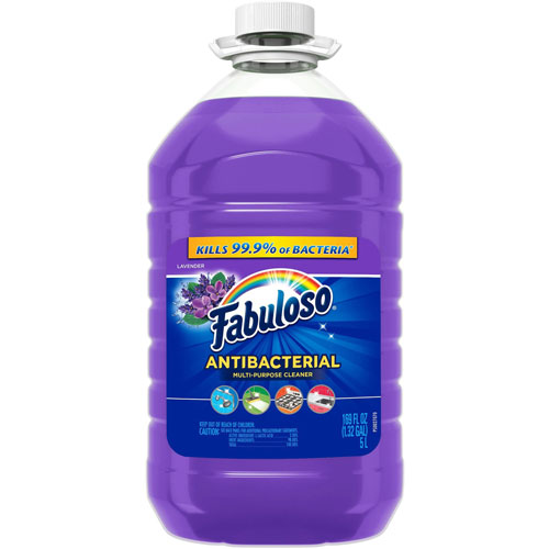 Fabuloso® Complete Antibacterial Cleaner - Liquid - 169 fl oz (5.3 quart) - Lavender ScentBottle - 1 Each - Purple